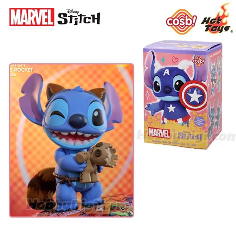 Hot Toys Cosbi 盲盒迷你珍藏人偶系列 CBX300 Marvel X 迪士尼 史迪仔系列 火箭浣熊