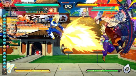 DRAGON BALL FighterZ UI Goku TOD Sparking Mid Combo 2 Assists 5 Bar