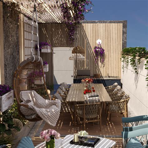 Roof Garden design on Behance