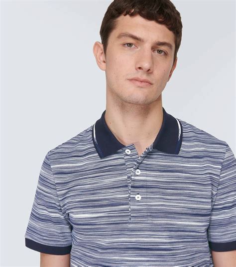 Missoni Striped Cotton Polo Shirt Missoni