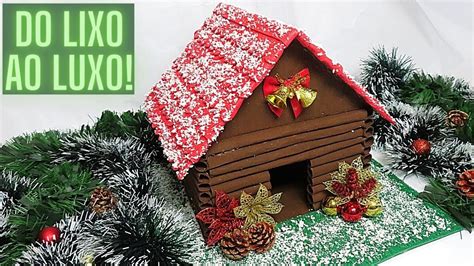 Como Fazer Casinha De Natal Rolos De Papel E Papel O Pricity