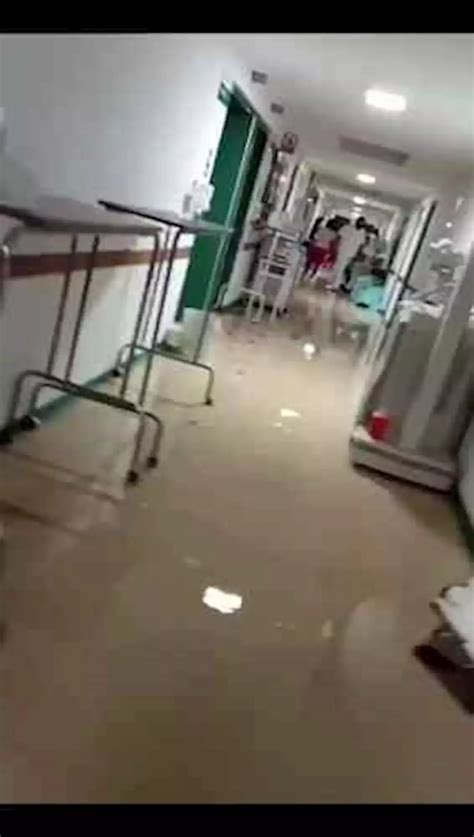 Los Hospitales De Veracruz Se Inundaron En Imss De San Andrés Tuxtla