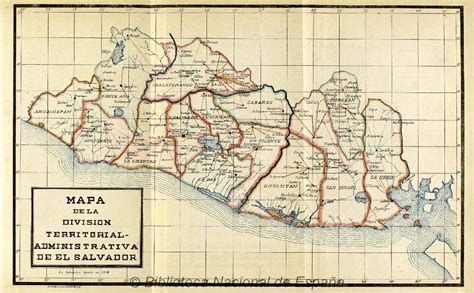 Historia De El Salvador On Twitter Mapa De La Division Territorial