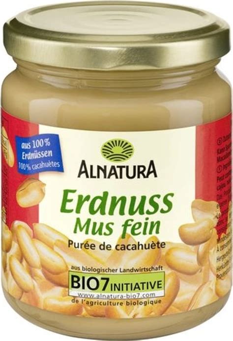 Alnatura Crema Fina De Cacahuetes Bio 250 G Piccantino Tienda Online