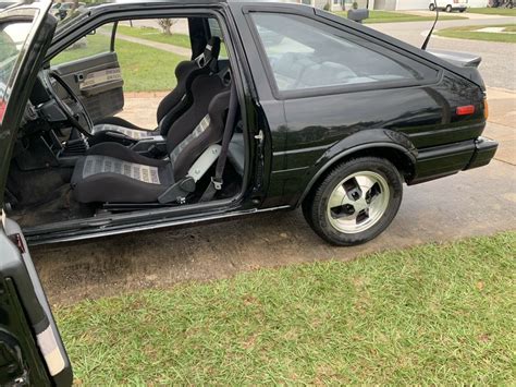 1986 Toyota Corolla Hatchback Black Rwd Manual Sport Gt S For Sale