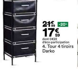 Promo Tour Tiroirs Darko Chez But Icatalogue Fr