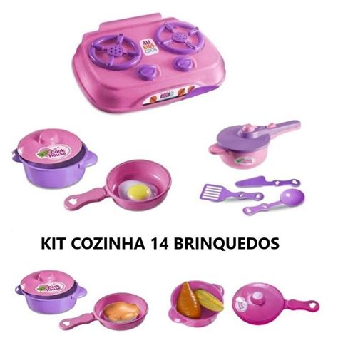 Kit Cozinha Infantil Brinquedos Fog O Panelinhas Tampa