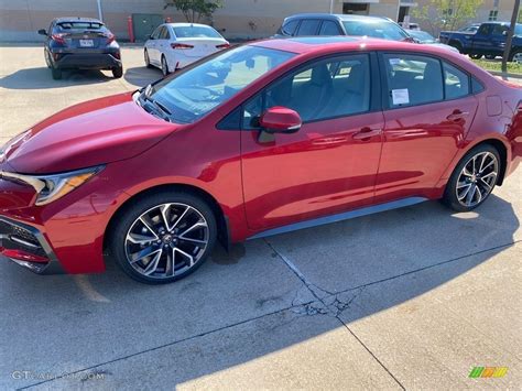 Barcelona Red Metallic Toyota Corolla Se Gtcarlot