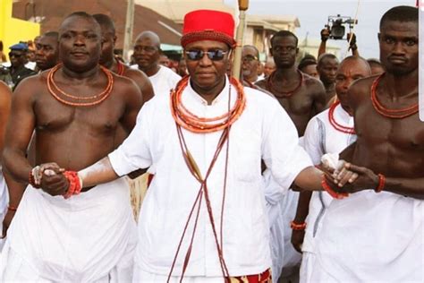 Oba Of Benin Places Curse On Human Traffickers Oath Administrators