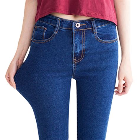 LinsDenim 2017 Denim Jeans Woman Fashion Vintage Pencil Casual Denim