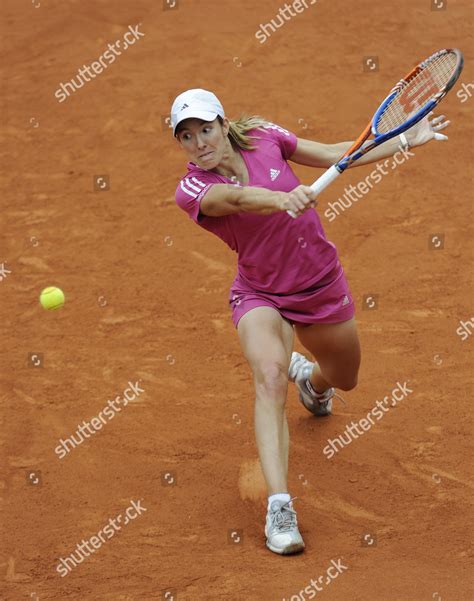 Justine Henin Belgium Returns Ball Maria Editorial Stock Photo Stock