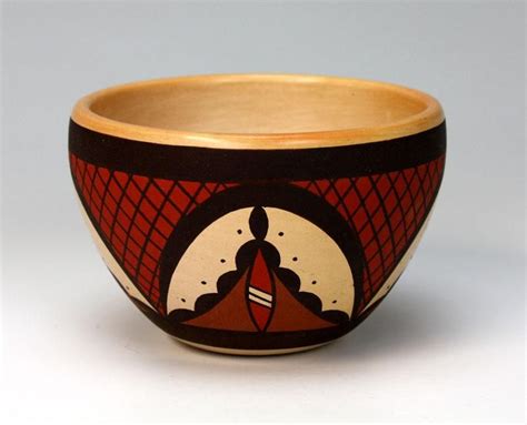 Hopi Native American Indian Pottery Bowl Stetson Setalla American