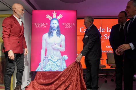 Jesus sexualizado Cartaz para Semana Santa de Sevilha causa polêmica