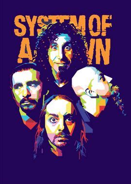 System Of A Down Poster Picture Metal Print Paint By Gilar