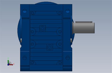 Ks47轴输入螺旋锥齿轮减速机 K47s47 1056 M1 A 6017solidworks 2020模型图纸下载 懒石网