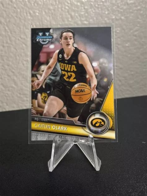 Caitlin Clark Bowman Chrome U Basketball Base Prospect Iowa