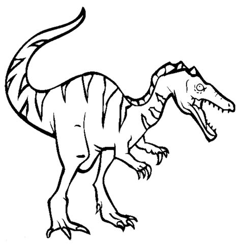 Cartoon Dinosaur Coloring Pages - Coloring Home