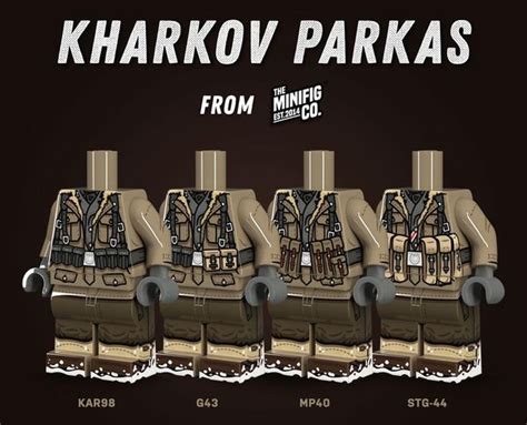 Tmc Wwii Kharkov Parkas Bodies Custom Lego Minifigures