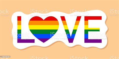 Liebe In Lgbt Pride Flag Farben Gay Community Pride Month Lgbtq