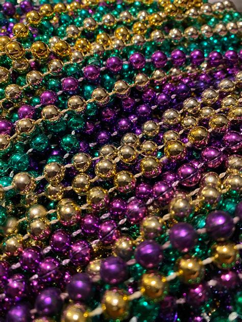 121 Dzn Mardi Gras Beads Necklace Round 33 Strands Party Favors Party Necklace New Orleans