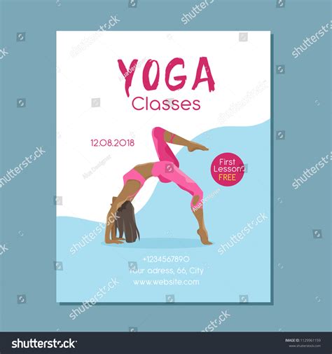 1426 Yoga Magazine Cover Page Design Images Stock Photos And Vectors