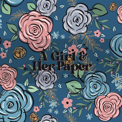 Spring And Summer Seamless Pattern Digital Repeating Pattern Etsy