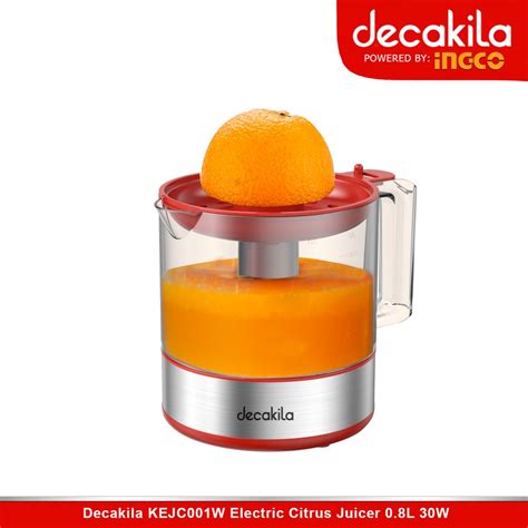 Decakila Kejc W Electric Citrus Juicer L W Transparent Juice Cap