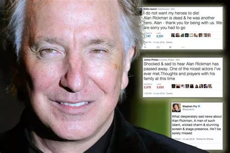 Alan Rickman Actor Who Brought Dynamic Menace To Die Hard And Harry Potter Dies At 69 The