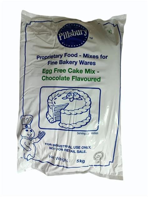 Chocolate Egg Less Pillsbury Cake Premix For Bakery Packaging Size