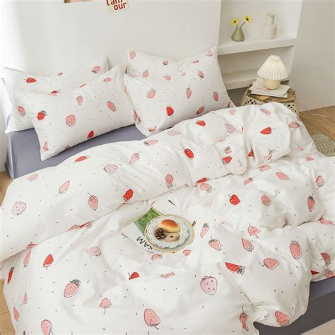 Cute Strawberry Bedding Set Pn3148 Pennycrafts