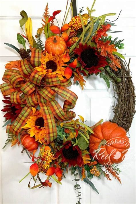 50 Best Fall Wreaths For Front Door That You Ll Love Easy Fall