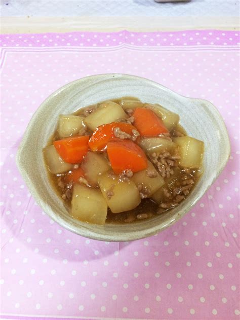 大根とひき肉のあんかけ煮 By クレヨンしんちゃん☆ 【クックパッド】 簡単おいしいみんなのレシピが395万品