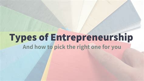 8 Types Of Entrepreneurs Portaltamsar