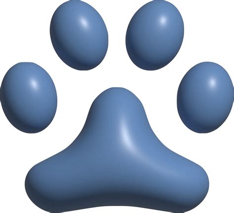 3d Illustration Of Paw Print 17811841 Png