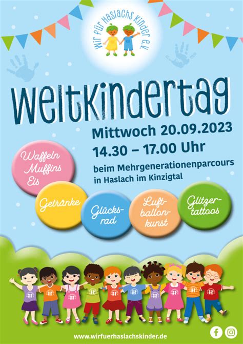 September Weltkindertag Wir F R Haslachs Kinder E V