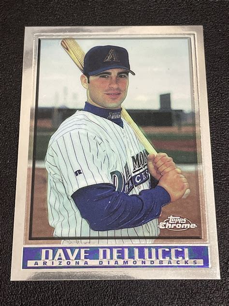 Topps Chrome Dave Dellucci Rc Ebay