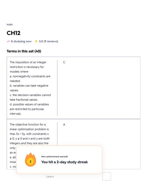 Ch Flashcards Quizlet Ch Studying Now Reviews Math Terms In