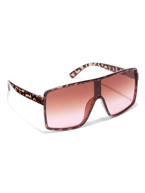 Oversized Flat Top Square Sunglasses New York And Company