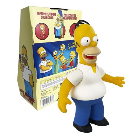 Brinquedo Simpsons - Boneco Homer Simpson Os Simpsons Articulado Grande Brinquedo Caixa ...