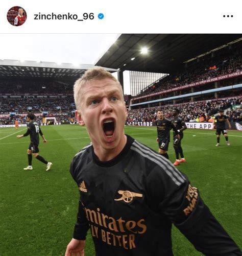 Afcstuff On Twitter Oleksandr Zinchenko On Instagram UNTIL THE VERY