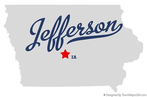 Map of Jefferson, Polk County, IA, Iowa