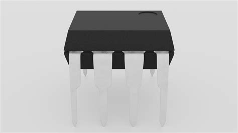 Dip Integrated Circuit Free D Model By Tyuris