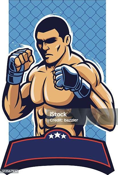 Mma 전투기 권투 스포츠에 대한 스톡 벡터 아트 및 기타 이미지 권투 스포츠 남자 가벼운 Istock