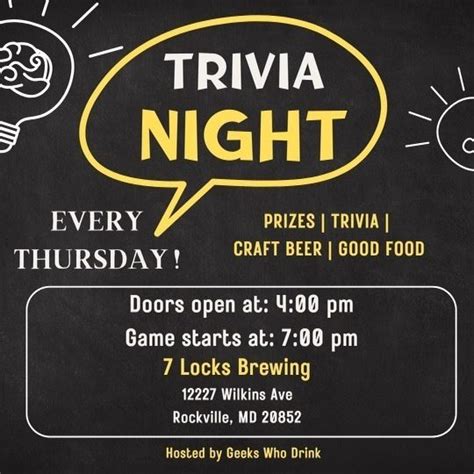 Trivia Night - Visit Montgomery