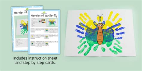 Handprint Butterfly Painting Craft | Twinkl (teacher made)