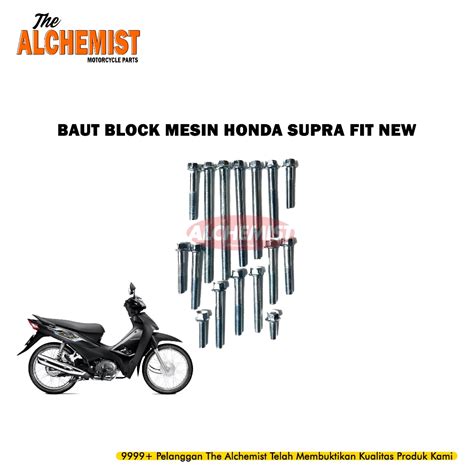 Jual COD Baut Block Mesin Honda Supra Fit New Baud Bak Mesin Kanan