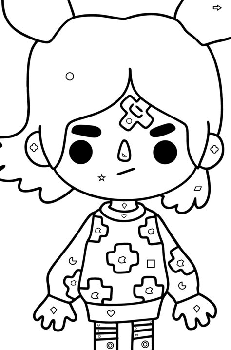 Coloriage Toca Boca Rita Pour Les Enfants En Ligne Ou Imprimer