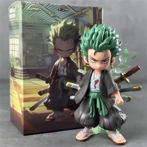 Jual One Piece Chibi Wano Samurai Roronoa Zoro Action Figure Jakarta