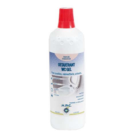 DETARTRANT WC GEL Pour Cuvettes Robinetterie Urinoirs Achatmat