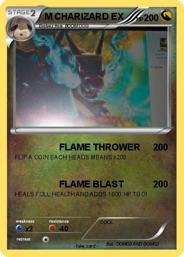 Pokémon M Charizard Ex 214 214 Flame Thrower My Pokemon Card